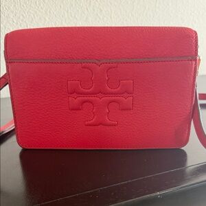 Tory Burch Vibrant Red Crossbody Bag
